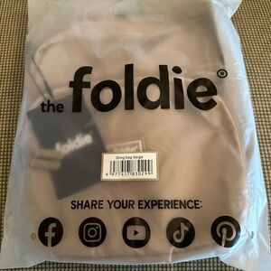 Foldie Beige Crossbody Bag NEW
